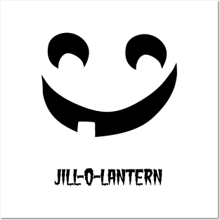 Jill-O-Lantern Halloween Face Posters and Art